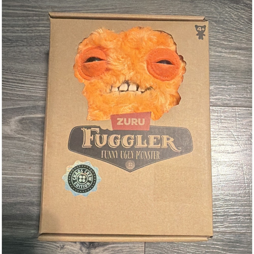 ZURU Fuggler Chaos Crew Edition Orange Monster Plush Small Squidge